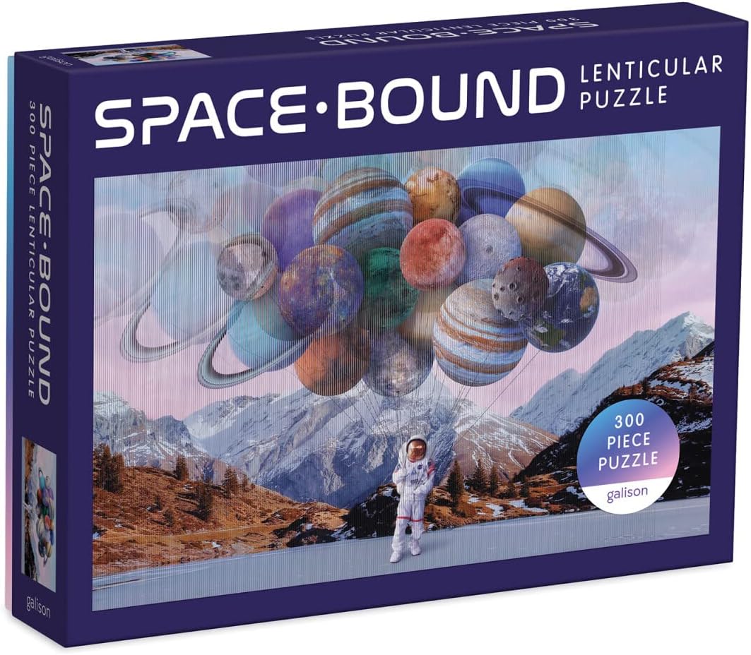 Space-Bound 300 Piece Lenticular Puzzle - Cantu. Karen 9780735367579