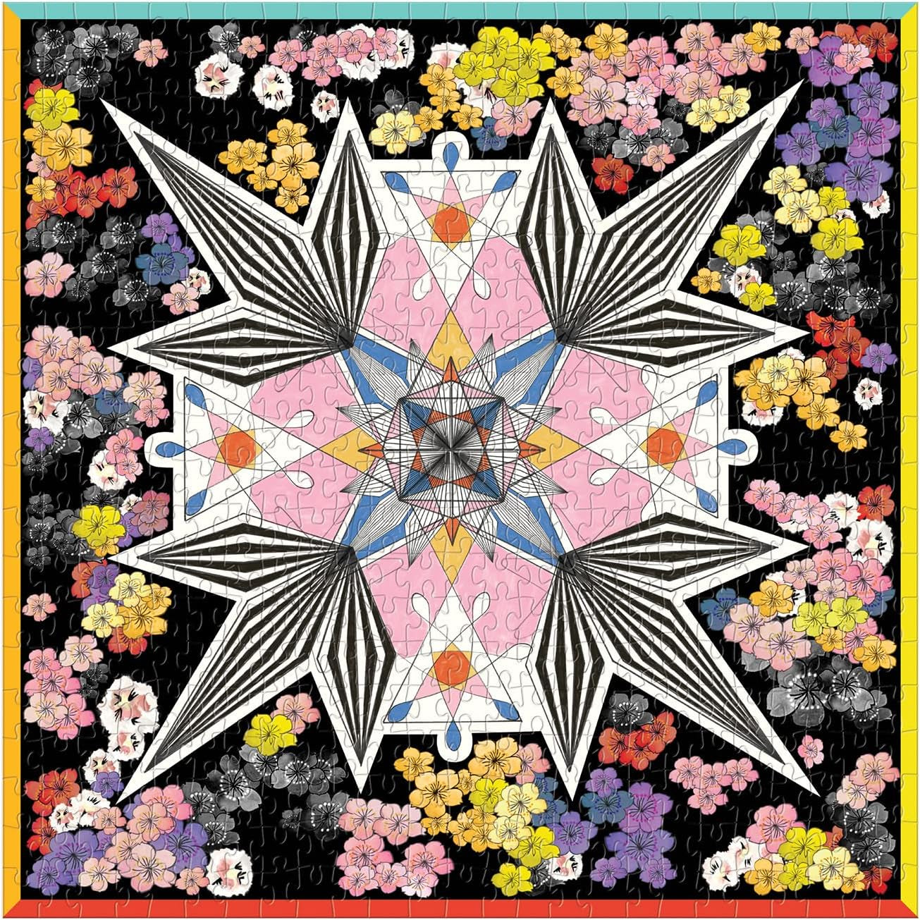 Flowers Galaxy Double Sided 500 Piece Jigsaw Puzzle - Lacroix. Christian 9780735367661_1