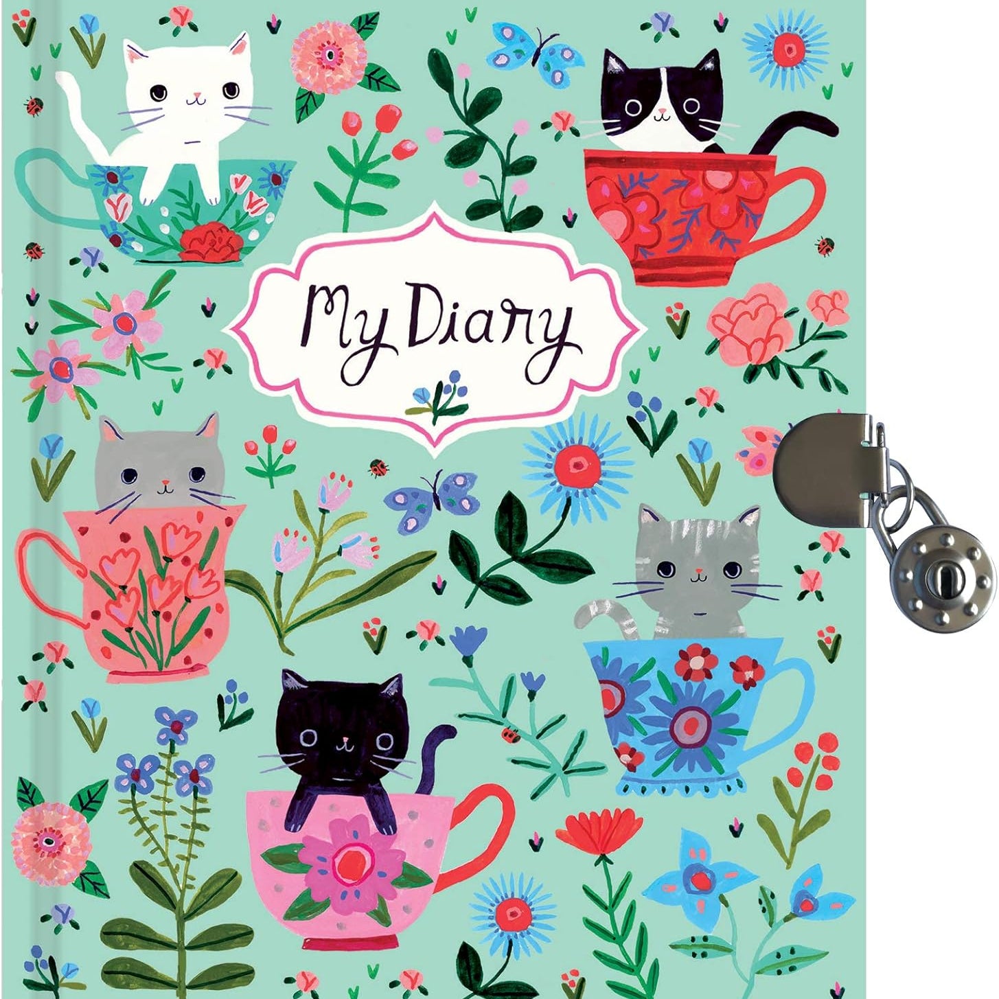 Teacup Kittens Locked Diary 9780735367883_e76148b2-1aee-4c65-a932-c5db13c3e12e