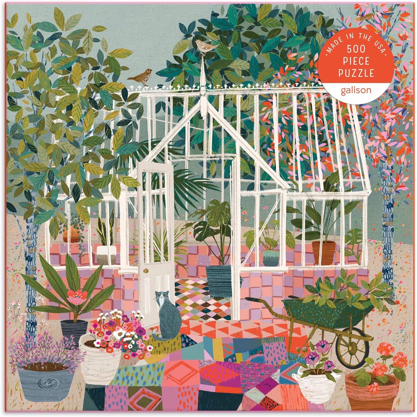 Greenhouse Gardens 500 Piece Jigsaw Puzzle - Ball. Victoria 9780735368590_1