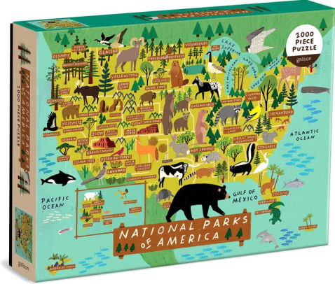 National Parks Of America 1000 Piece Puzzle - Galison ; Bentley. Anne 9780735369542