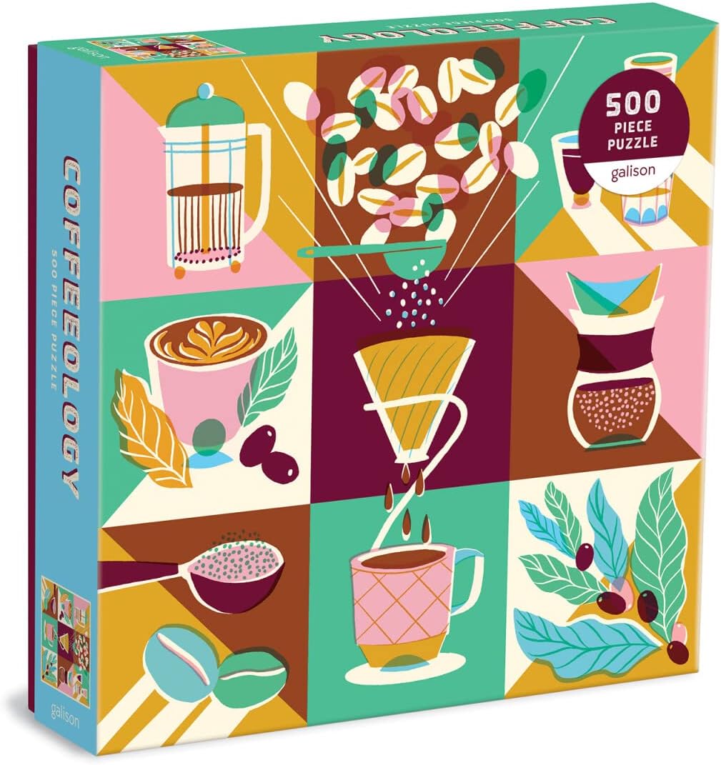 Coffeeology 500 Piece Jigsaw Puzzle by Ortega. Marisol 9780735369696