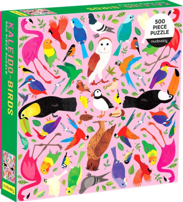 Kaleido-Birds 500 Piece Family Puzzle - Mudpuppy 9780735369733