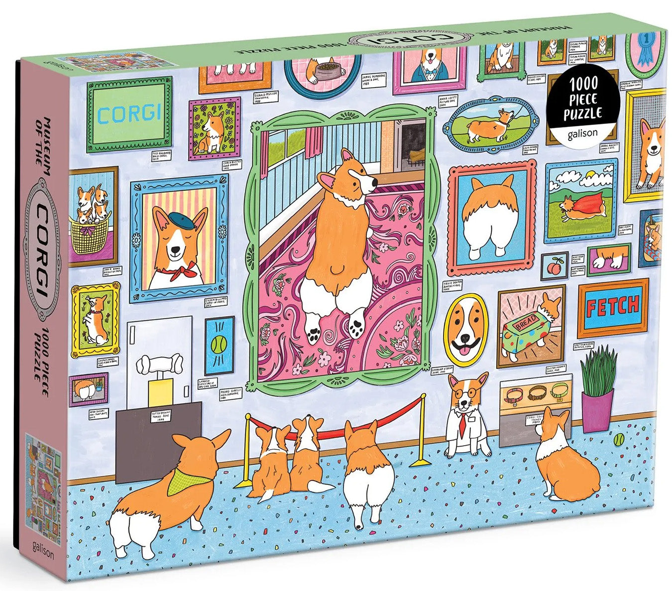 Museum Of The Corgi 1000 Piece Jigsaw Puzzle - Puckett. Ava 9780735370463_1