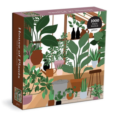 House Of Plants 1000 Piece Puzzle In Square Box - Galison Mudpuppy 9780735371910