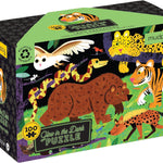 Land Predators 100 Piece Glow In The Dark Jigsaw Puzzle - Mudpuppy 80 9780735372566