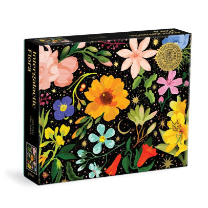 Intergalactic Flora 1000 Piece Foil Puzzle - Galison Mudpuppy 9780735372917