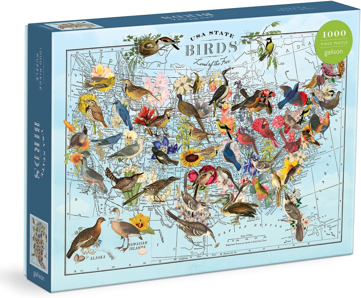 State Birds 1000 Piece Jigsaw Puzzle by Gold. Wendy 9780735372979