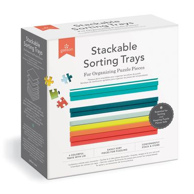 Puzzle Sorting Tray Set - Galison Mudpuppy 9780735373211