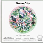 Green City 1000 Piece Round Jigsaw Puzzle - Robertson. Bethany 9780735373266_1