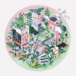 Green City 1000 Piece Round Jigsaw Puzzle - Robertson. Bethany 9780735373266_2