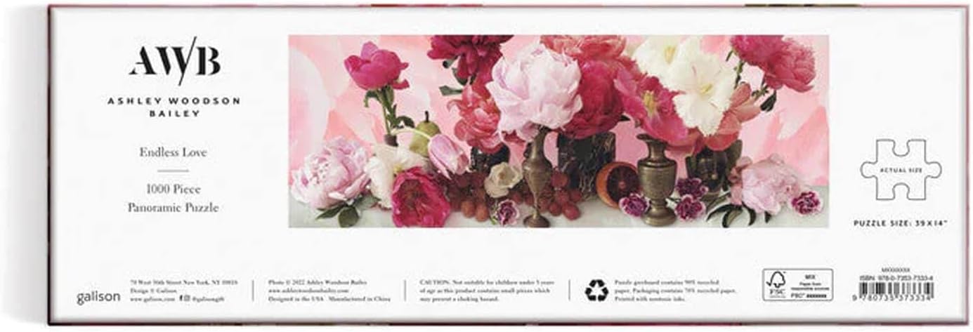 Endless Love 1000 Piece Panoramic Jigsaw Puzzle - Woodson-Bailey. Ashley 20 9780735373334_2