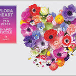 Flora Heart 750 Piece Shaped Jigsaw Puzzle by Ream. Julie Seabrook 9780735373358_3