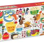 Picnic Party 1000 Piece Panoramic Jigsaw Puzzle - Mcnulty. Loo 9780735374843