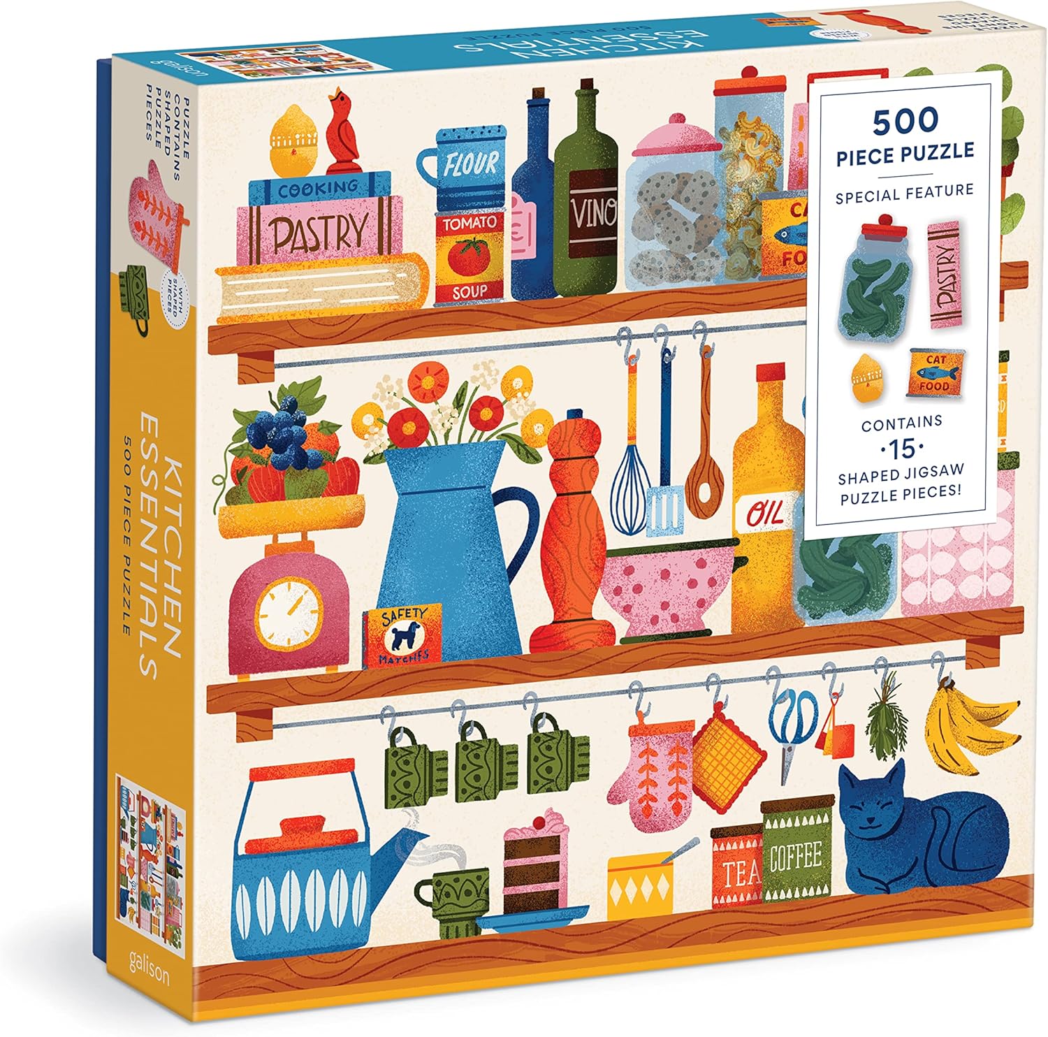 Kitchen Essentials 500 Piece Jigsaw Puzzle With Shaped Pieces by Muti. Muti 9780735374966