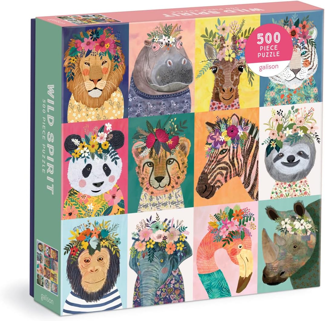 Wild Spirit 500 Piece Jigsaw Puzzle by Chiarro. Mia 9780735375055
