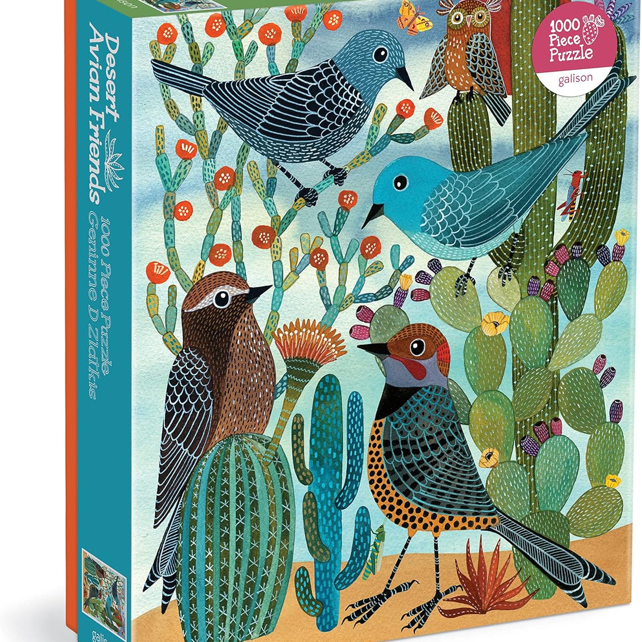 Desert Avian Friends 1000 Piece Jigsaw Puzzle - Zlatkis. Geninne 9780735375307