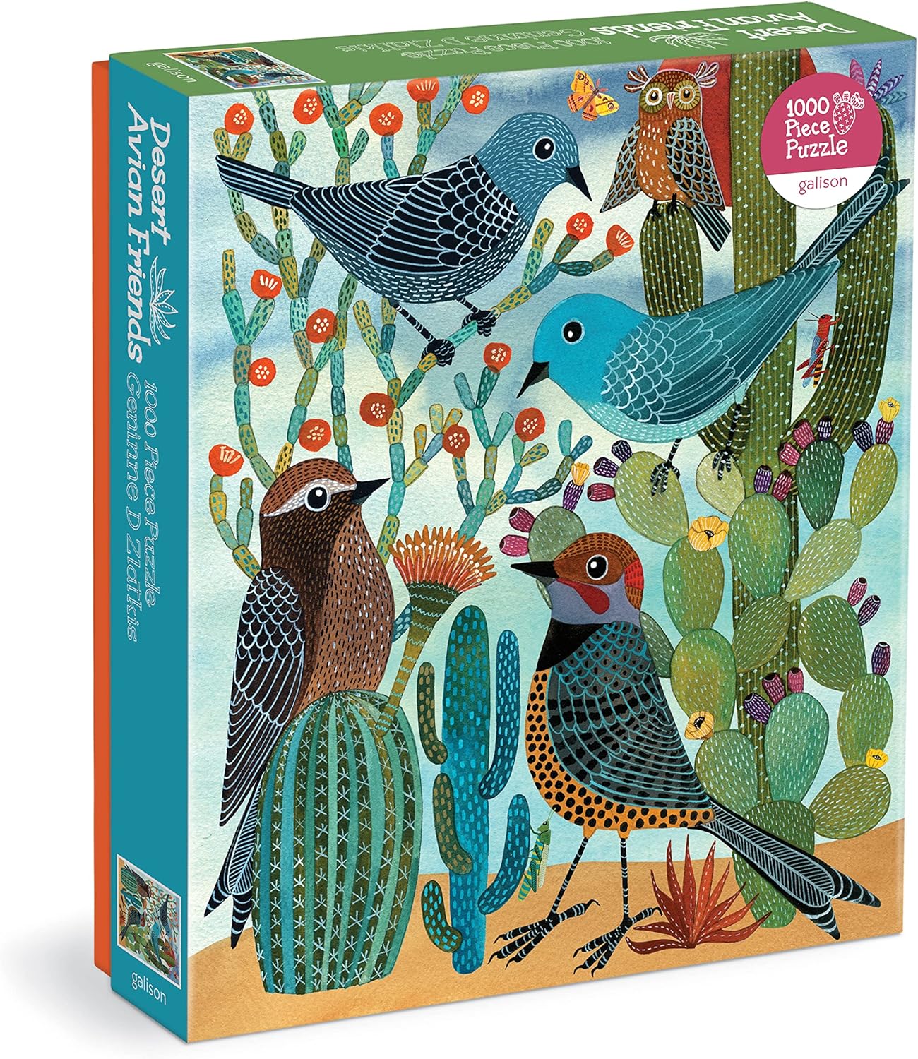 Desert Avian Friends 1000 Piece Jigsaw Puzzle - Zlatkis. Geninne 9780735375307