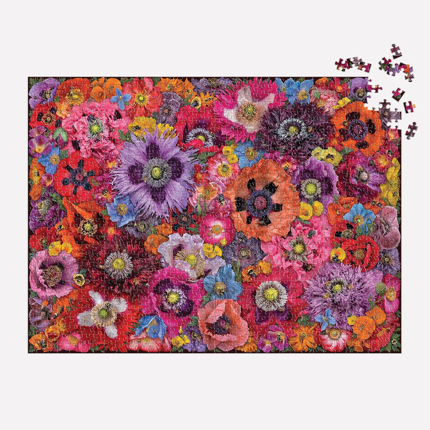 Bees In The Poppies 1000 Piece Jigsaw Puzzle - Litten. Troy 9780735375550_2