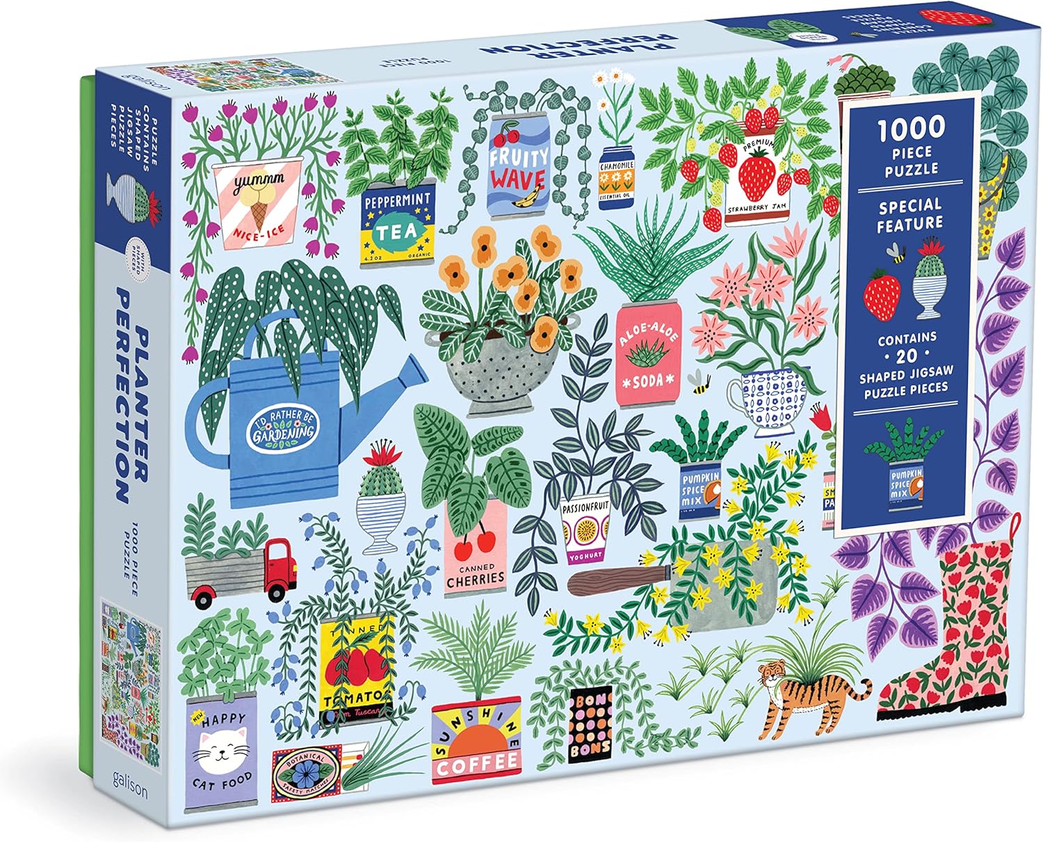 Planter Perfection 1000 Piece Jigsaw Puzzle With Shaped Pieces - Maguire. Holly 9780735375727