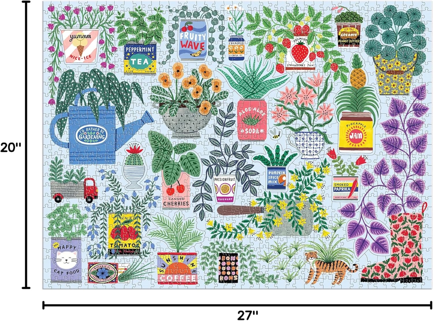 Planter Perfection 1000 Piece Jigsaw Puzzle With Shaped Pieces - Maguire. Holly 9780735375727_2