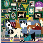 Lounge Dogs 500 Piece Jigsaw Puzzle - Galison; Bentley. Anne 9780735375758_6