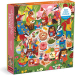 Woodland Picnic 500 Piece Family Jigsaw Puzzle by Miriam. Jenny 9780735376298