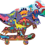 Jurrasic Skatepark 75 Piece Shaped Scene Puzzle - Hodgson. Rob 80 9780735376496_1