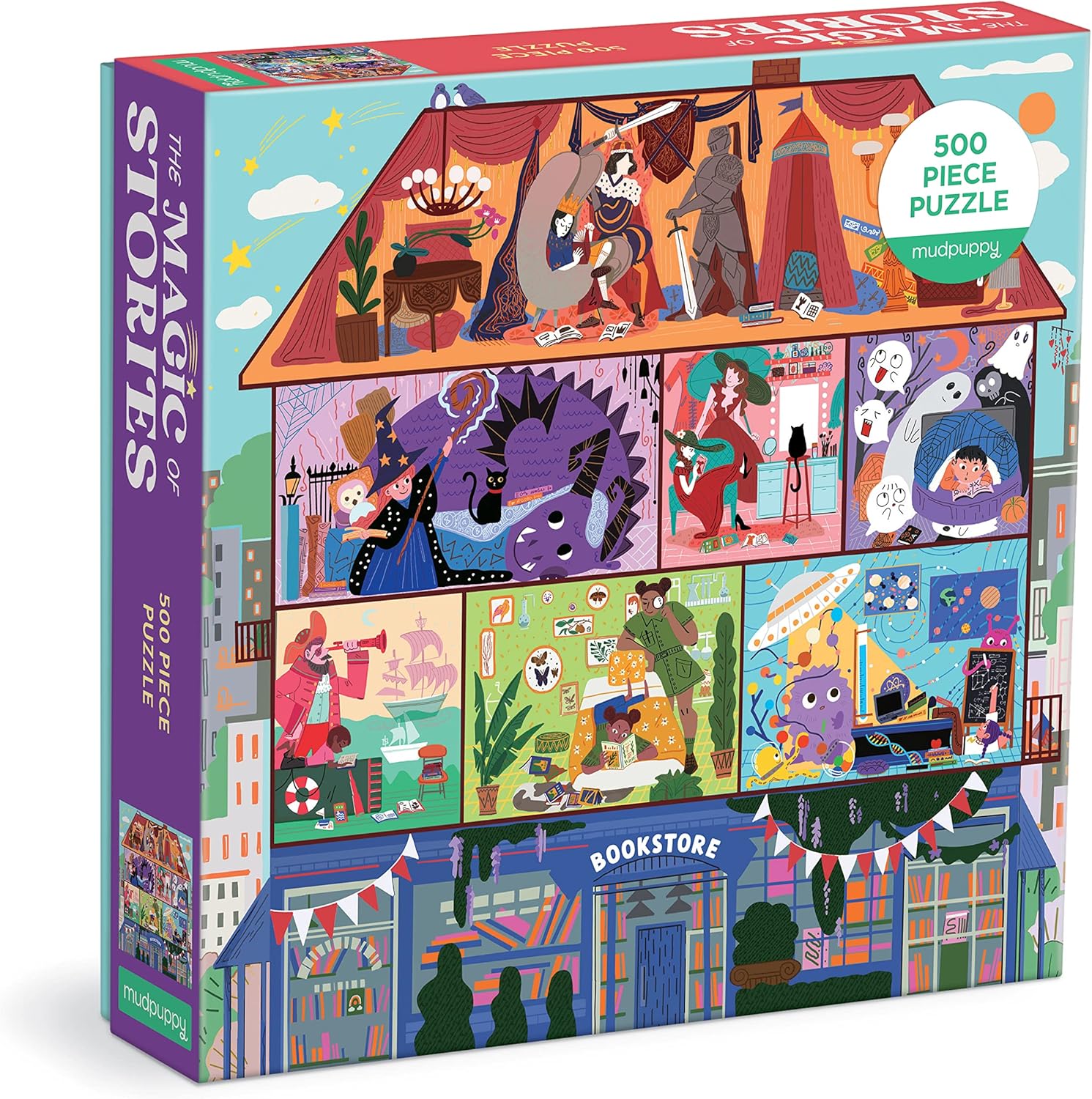 The Magic Of Stories 500 Piece Family Jigsaw Puzzle by Sun. Jialei 9780735376755