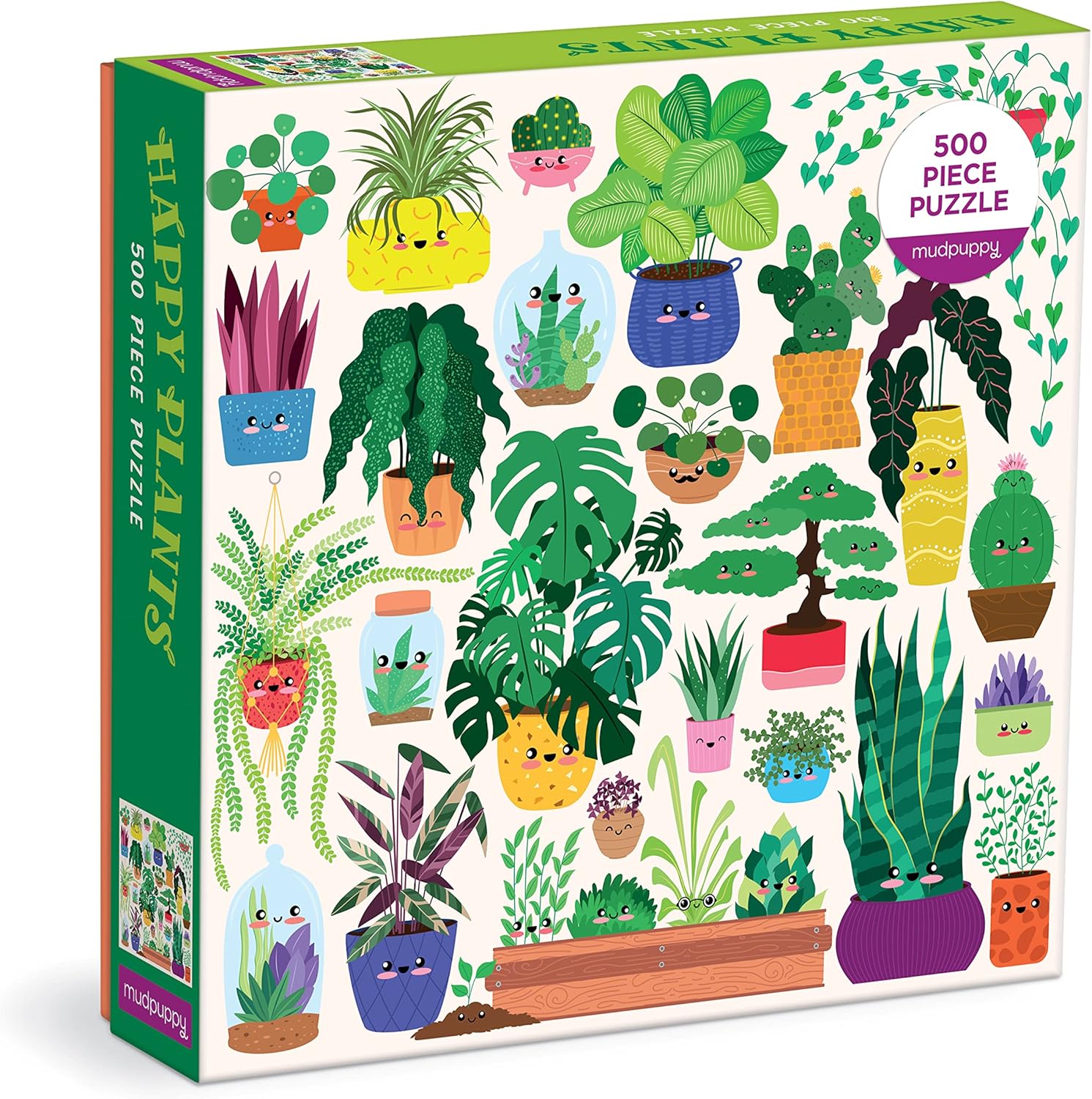Happy Plants 500 Piece Jigsaw Puzzle - Bhasme. Ankita 9780735376762