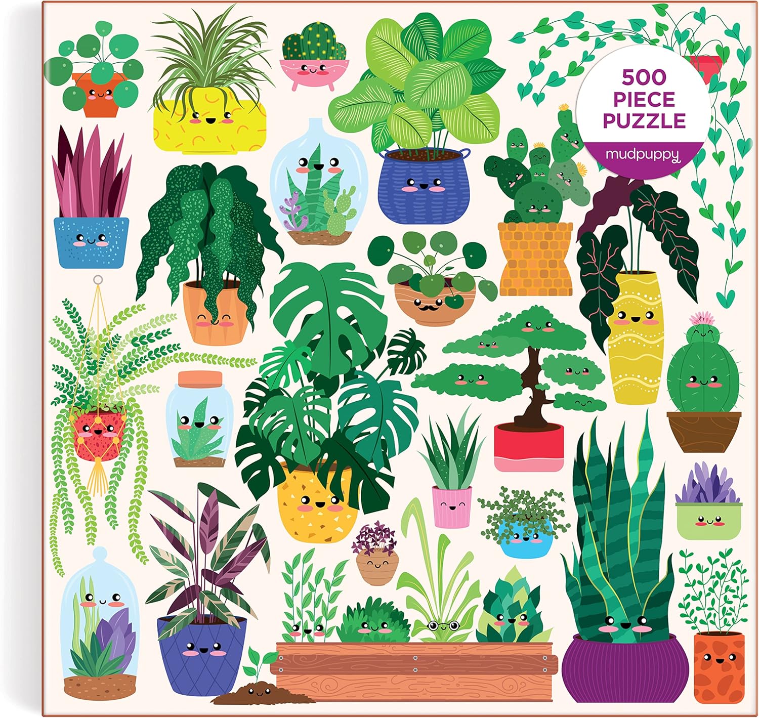 Happy Plants 500 Piece Jigsaw Puzzle - Bhasme. Ankita 9780735376762_2