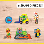 Construction Site 25 Piece Floor Puzzle W/ Shaped Pieces - Selbert. Kathryn 80 9780735376915_1