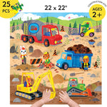 Construction Site 25 Piece Floor Puzzle W/ Shaped Pieces - Selbert. Kathryn 80 9780735376915_2