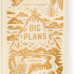 Big Plans Undated Standard Planner - Brass Monkey; Galison 9780735377110