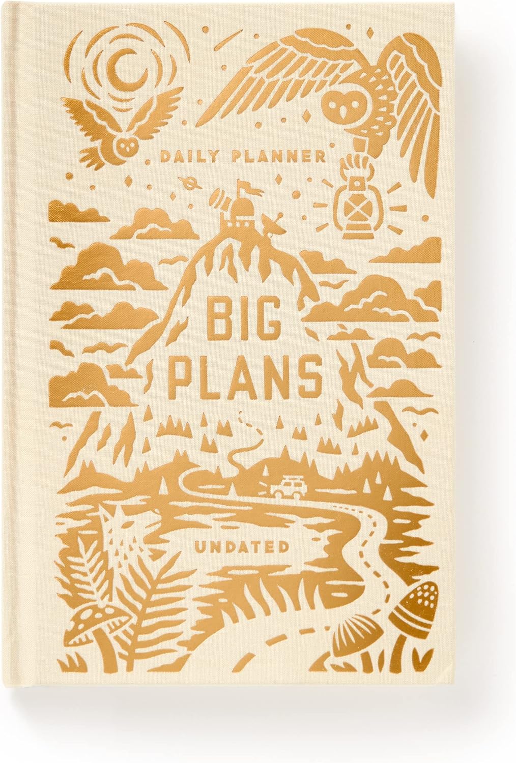 Big Plans Undated Standard Planner - Brass Monkey; Galison 9780735377110