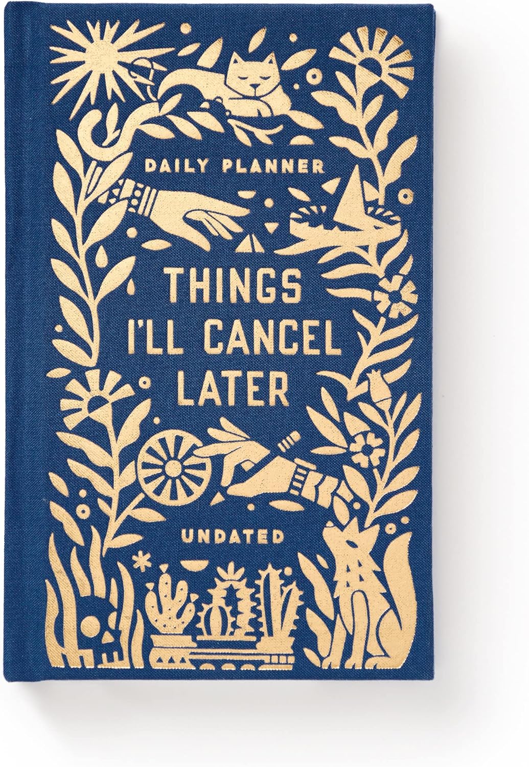 Things I'Ll Cancel Later Undated Mini Planner - Brass Monkey; Galison 9780735377127