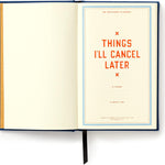 Things I'Ll Cancel Later Undated Mini Planner - Brass Monkey; Galison 9780735377127_5