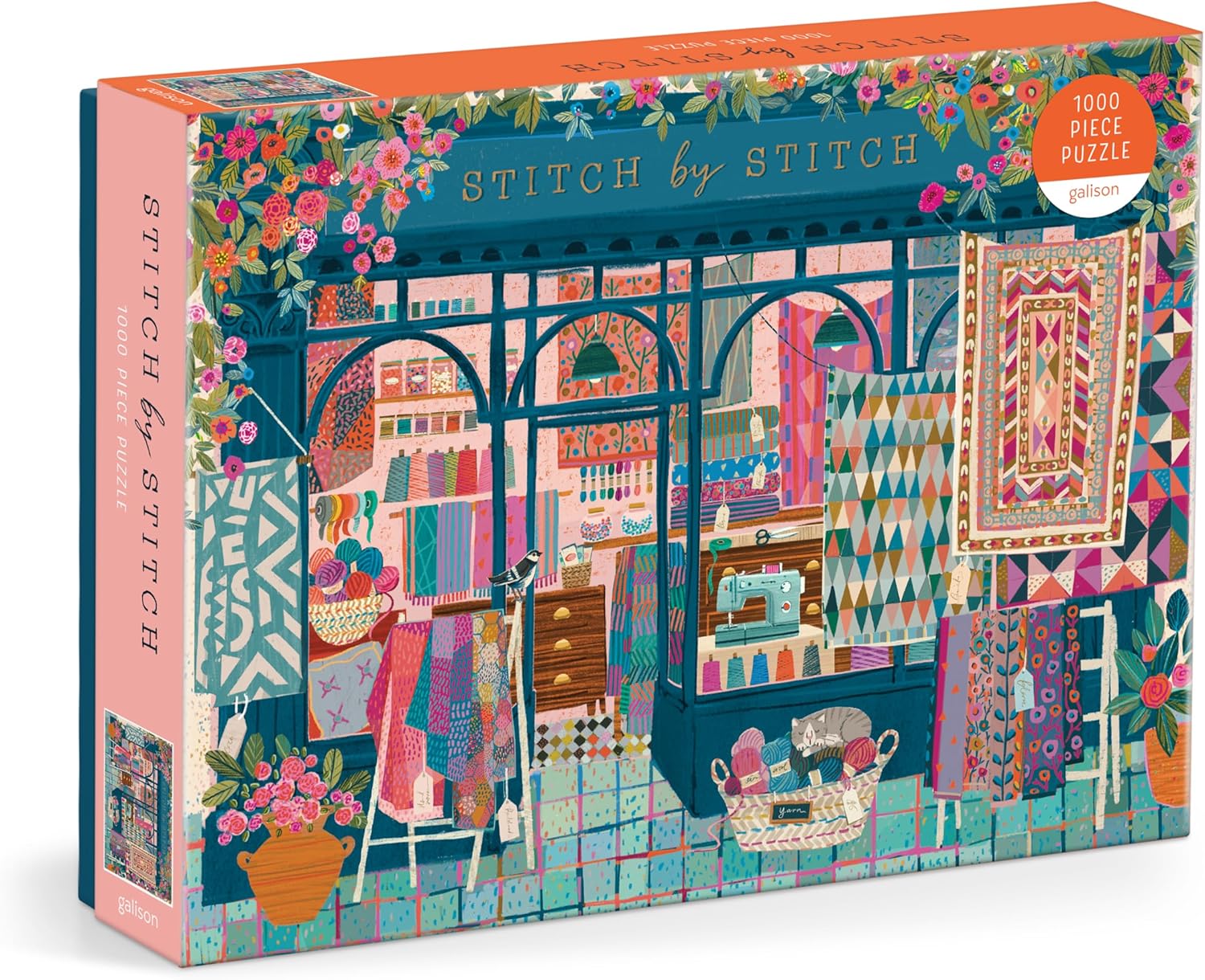 Stitch By Stitch 1000 Piece Jigsaw Puzzle by Ball. Victoria 9780735378452