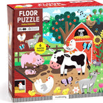 Farm Friends 25 Piece Floor Puzzle W/ Shaped Pieces - Balsley. Emily 80 9780735378636