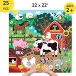 Farm Friends 25 Piece Floor Puzzle W/ Shaped Pieces - Balsley. Emily 80 9780735378636_1_d425a283-283e-486d-a6c8-978280c9a57c