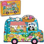 Dumpling Truck 75 Piece Shaped Scene Puzzle - Chen. Belinda 80 9780735378933
