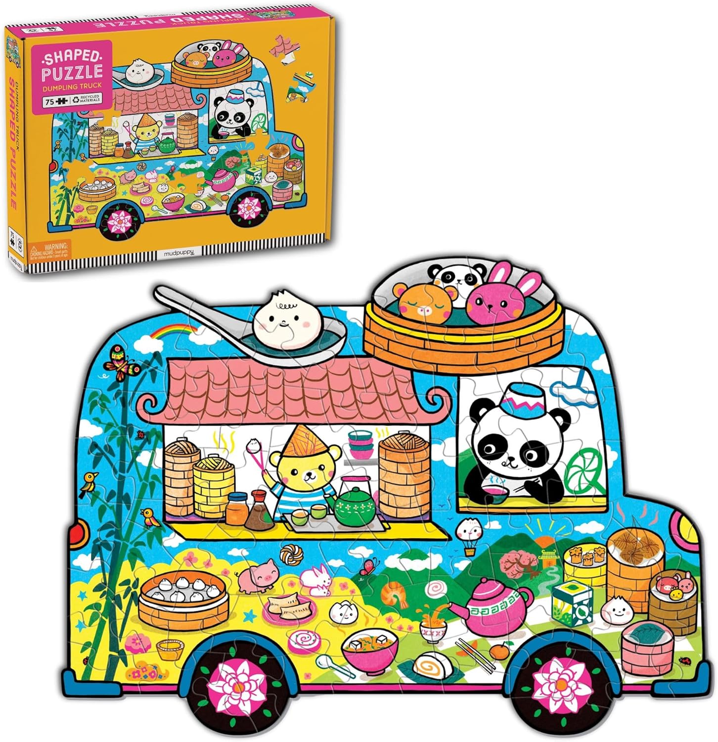 Dumpling Truck 75 Piece Shaped Scene Puzzle - Chen. Belinda 80 9780735378933
