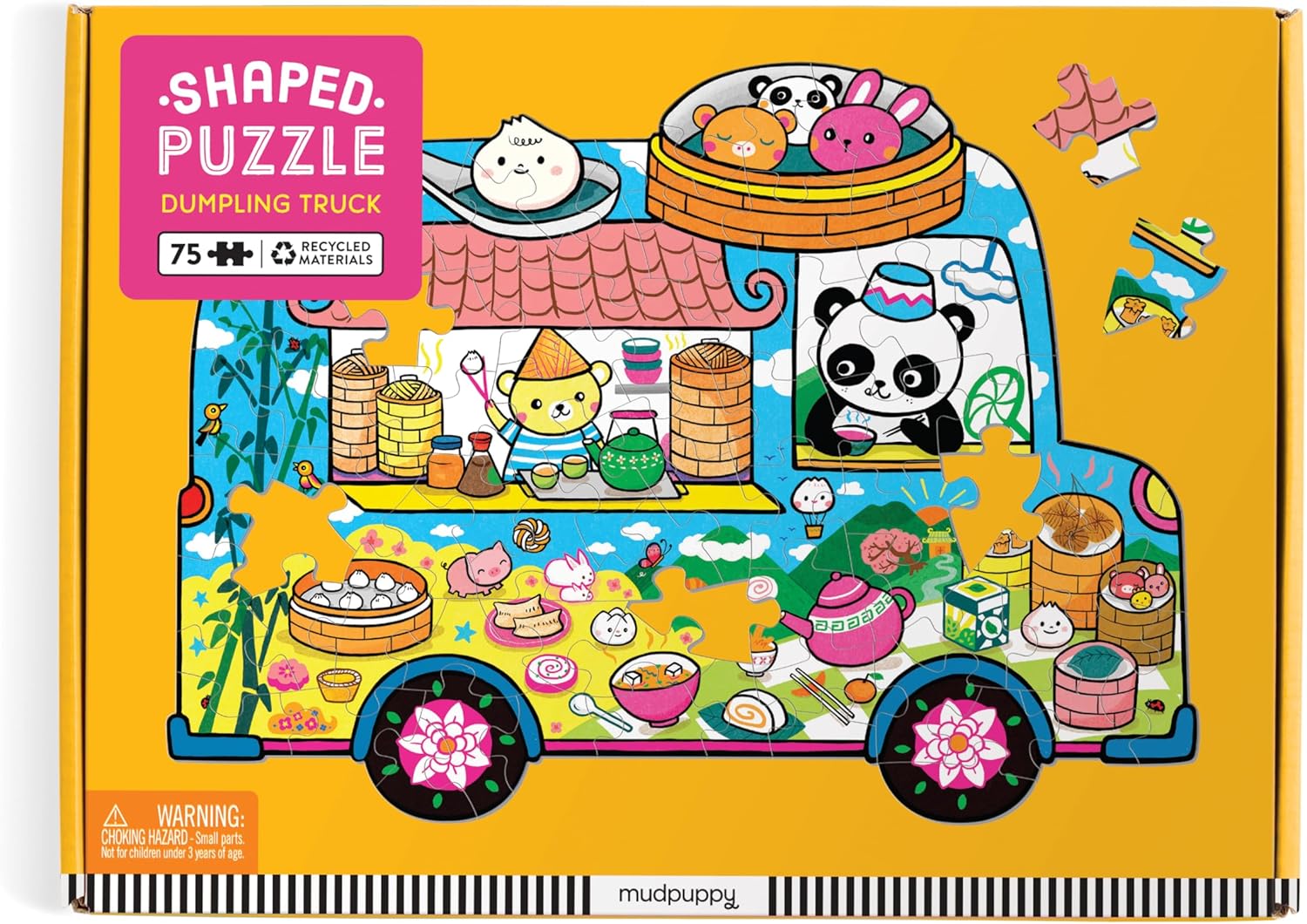 Dumpling Truck 75 Piece Shaped Scene Puzzle - Chen. Belinda 80 9780735378933_5_00713e89-535b-42d8-a010-20aa80d2ed10