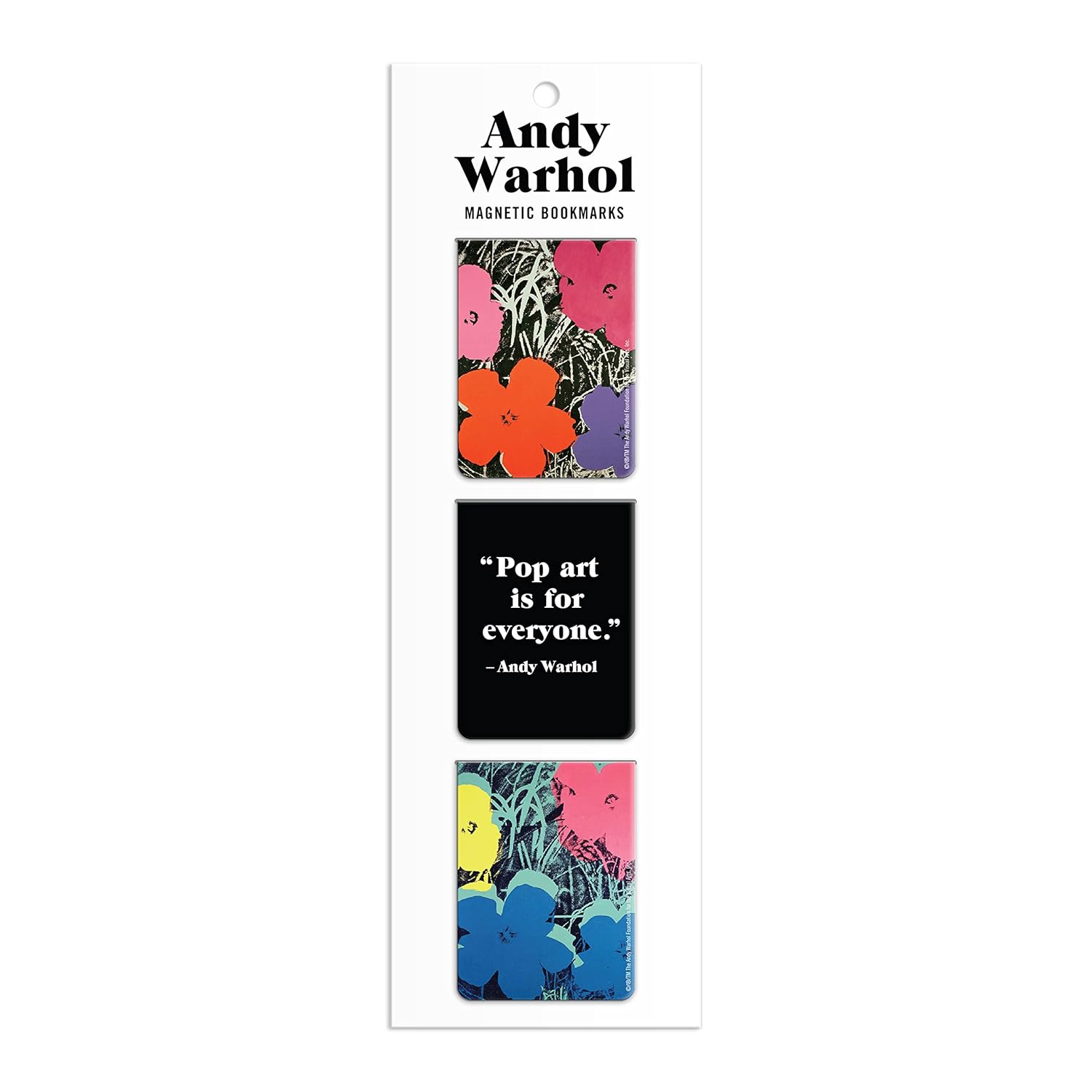 Andy Warhol Flowers Magnetic Bookmarks by Warhol. Andy 20 9780735379633_55c05a1c-dfdb-4b98-bc24-b480866a94cb