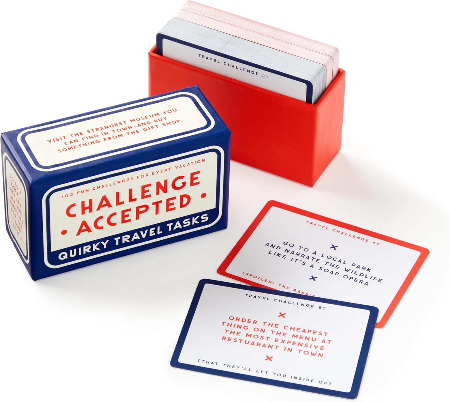 Challenge Accepted Travel Task Card Deck by Brass Monkey 9780735381124