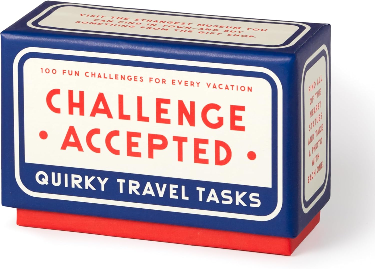 Challenge Accepted Travel Task Card Deck by Brass Monkey 9780735381124_1