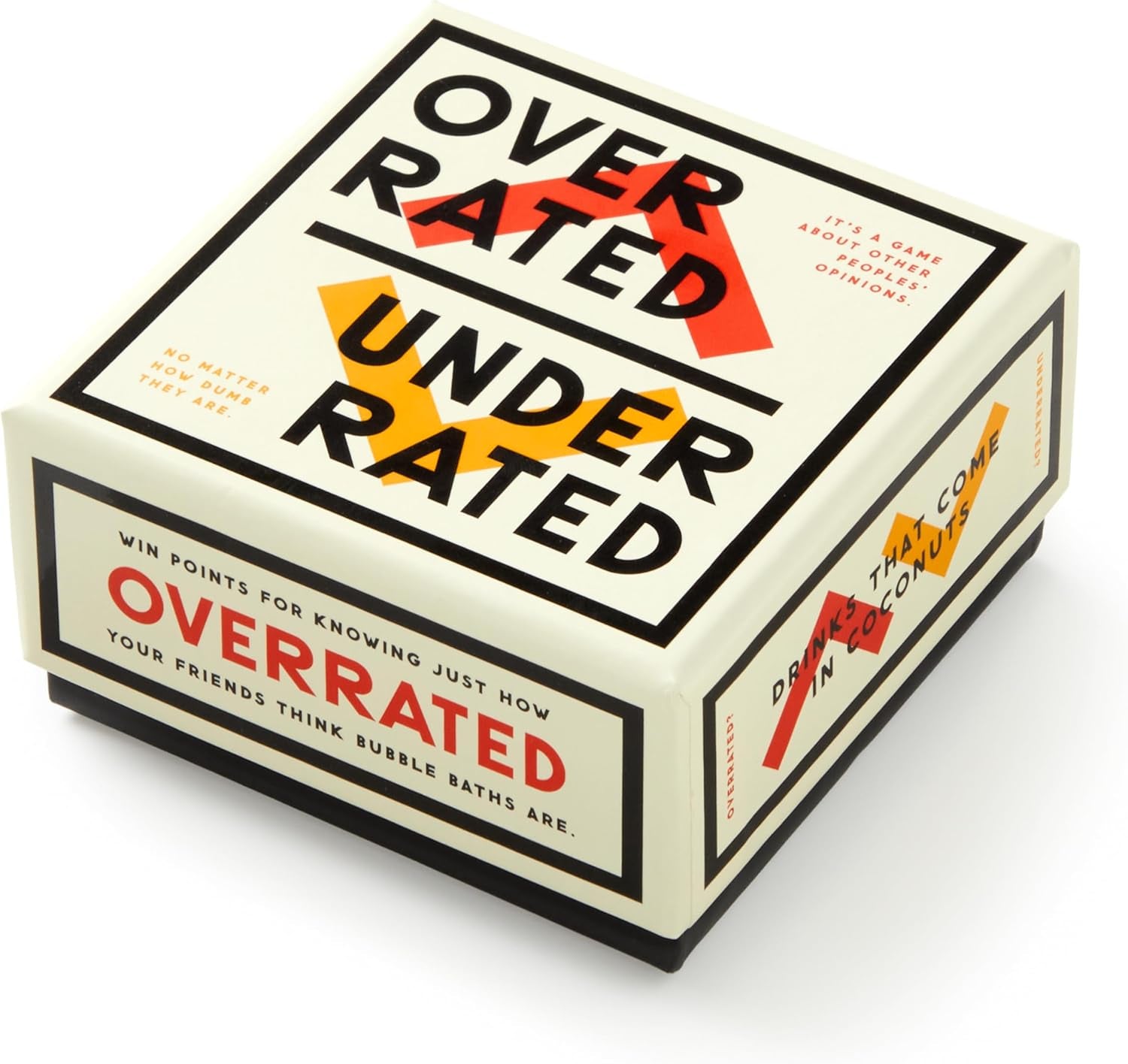 Overrated/Underrated Socail Game - Brass Monkey 9780735381209