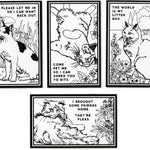 Moody Cats Velvet Coloring Set by Brass Monkey 9780735381223_5
