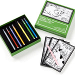 Moody Cats Velvet Coloring Set by Brass Monkey 9780735381223_6
