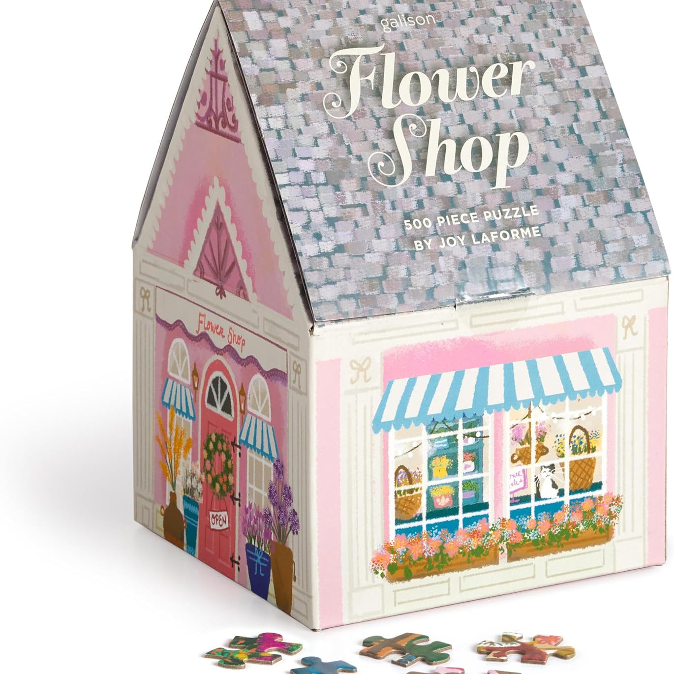 Joy Laforme Flower Shop 500 Piece House Jigsaw Puzzle - Laforme. Joy 9780735381322